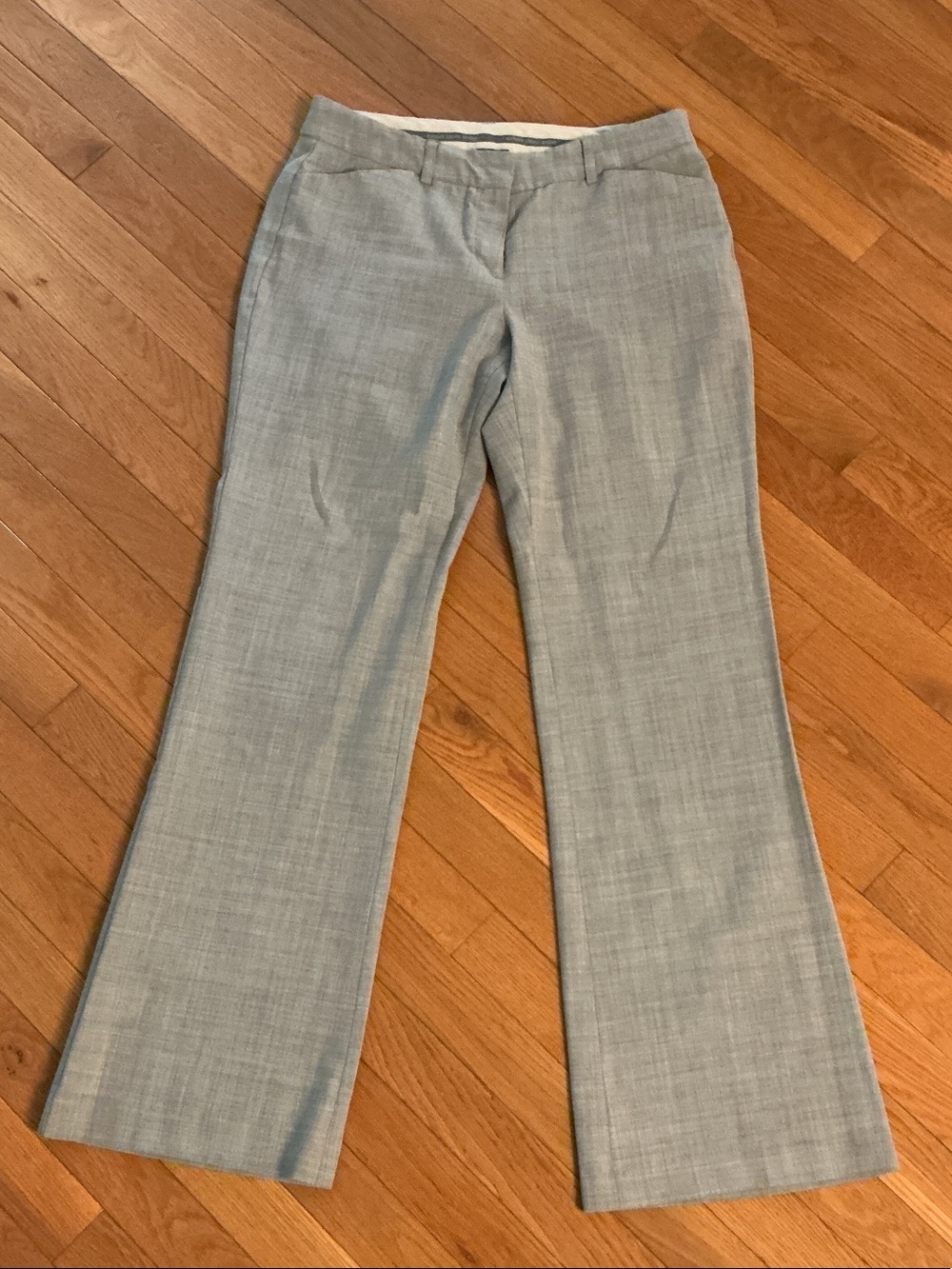 Express Editor Women's Light Gray Boot Cut Dress Pants